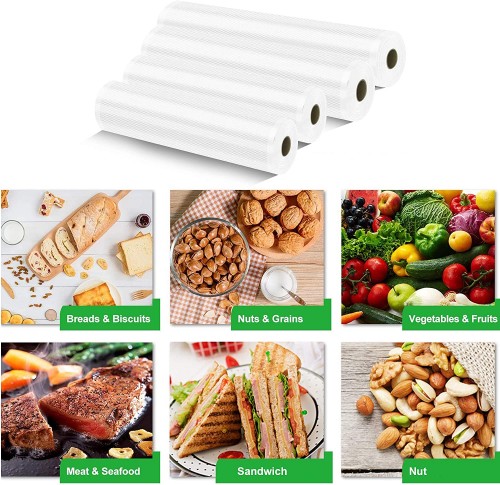 Support Custom Size Food Grade Material Clear Pa/Pe Plastic Packaging Film Vacuum Sealer Bag Film