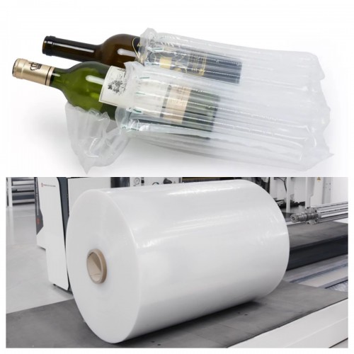 plastic inflatable packing material air column bag cushioning film for long-distance transport mailing