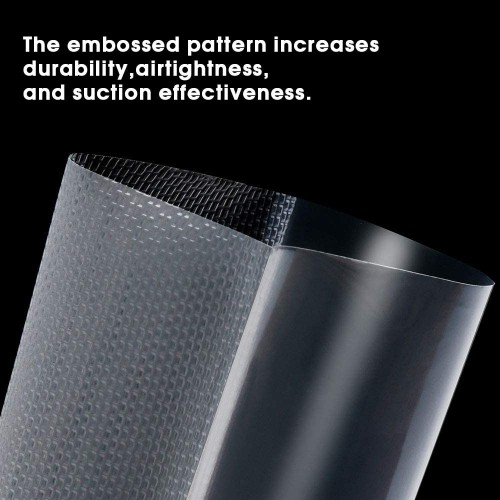 BPA free customized length film roll embossed vacuum bags Customized Nylon vacuum Bags rolls