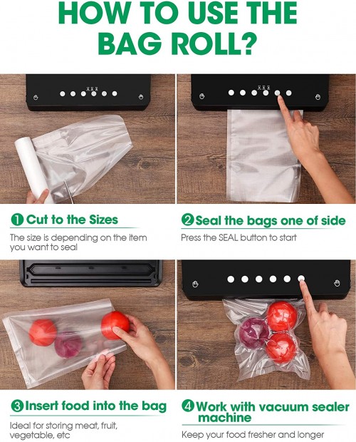 BPA FREE Food Packaging Plastic Film Rolls Vacuum Bag For Meat Freezing Storage Vacuum Embossed Bag