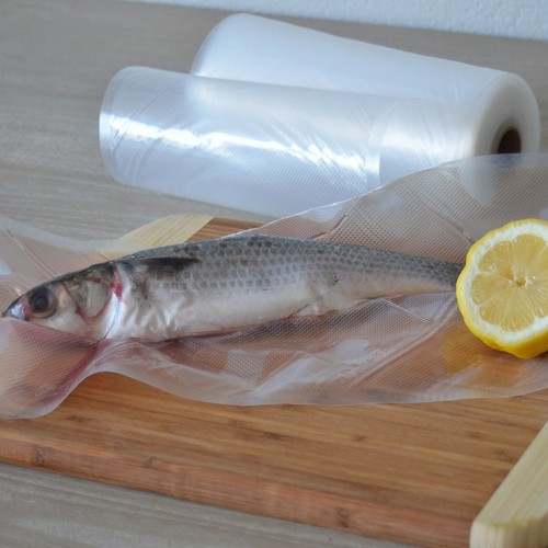 Sous Vide Kitchen Household Embossed Food Storage Vacuum Sealer Bags