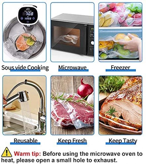 Kitchen Food Vacuum Sealer Bag Sous Vide Food Saver Storage Vacuum Packaging Bags Kitchen Accessories BPA-Free