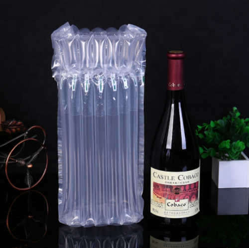 Fashion designed transparent inflatable column roll air column bag nylon plastic packaging film